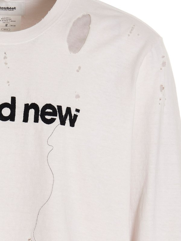 iKRIX DOUBLET: t-shirts - destroyed t-shirt