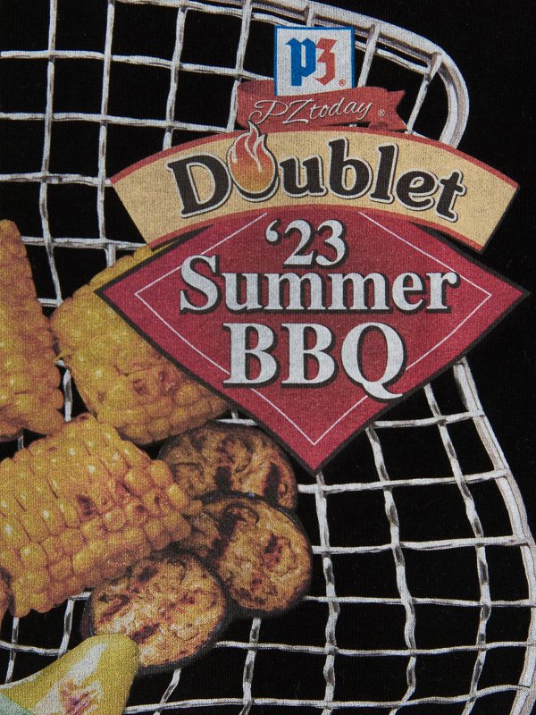 barbecue printed t-shirt shop online: DOUBLET