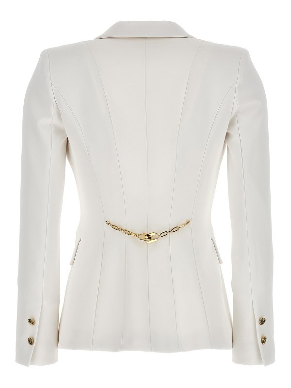 ELISABETTA FRANCHI: blazers online - Double breast martingale balzer jacket