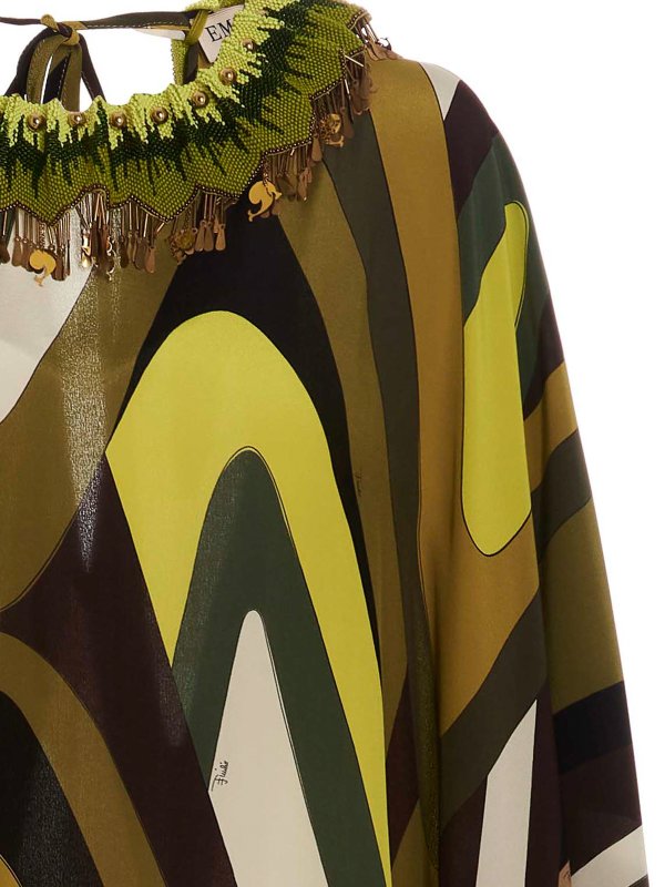 iKRIX EMILIO PUCCI: ニーレングスドレス - 膝丈ドレス - マルチカラー