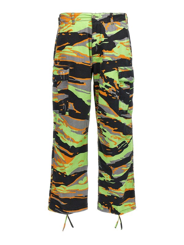 ERL: casual trousers - Camouflage cargo pants