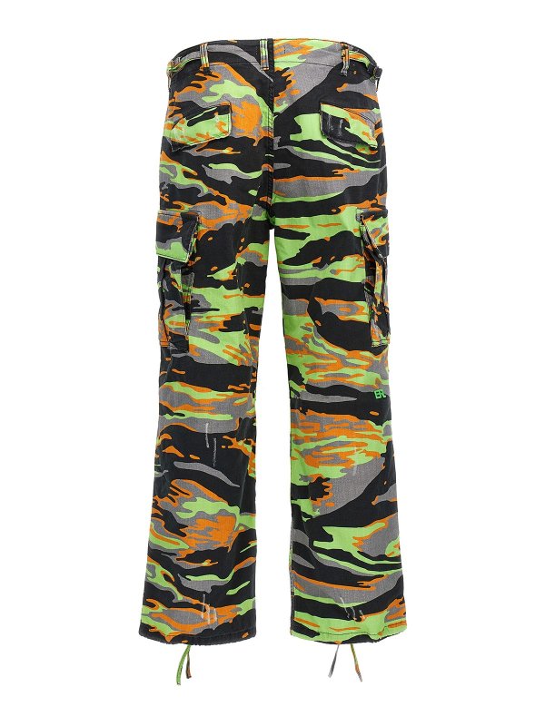 ERL: casual trousers online - Camouflage cargo pants