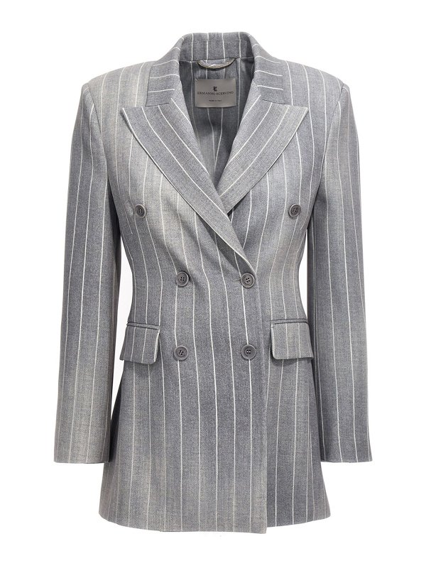 ERMANNO SCERVINO: Blazer - Blazer - Grau