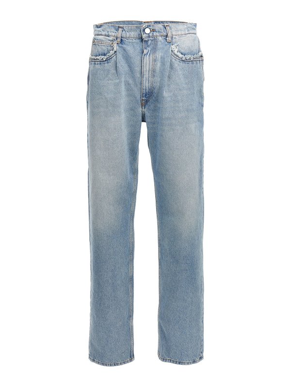 HED MAYNER: jeans dritti, a sigaretta - Jeans lavaggio pietra