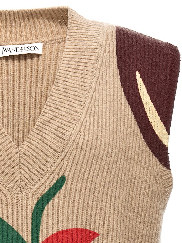 The Best Shops J.W. ANDERSON: Chalecos - Chaleco - Beis
