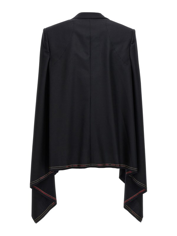 JUNYA WATANABE: blazers online - Seymo wool cape