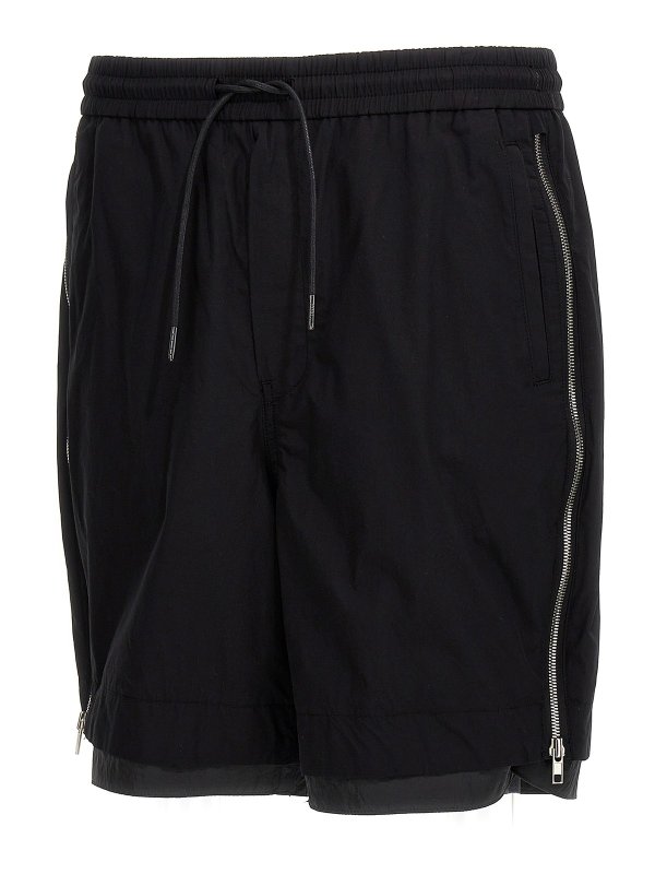 iKRIX JUUN J: Trousers Shorts - Side zipper Bermuda shorts