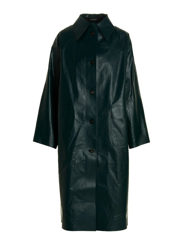 KASSL Editions: knee length coats - coat