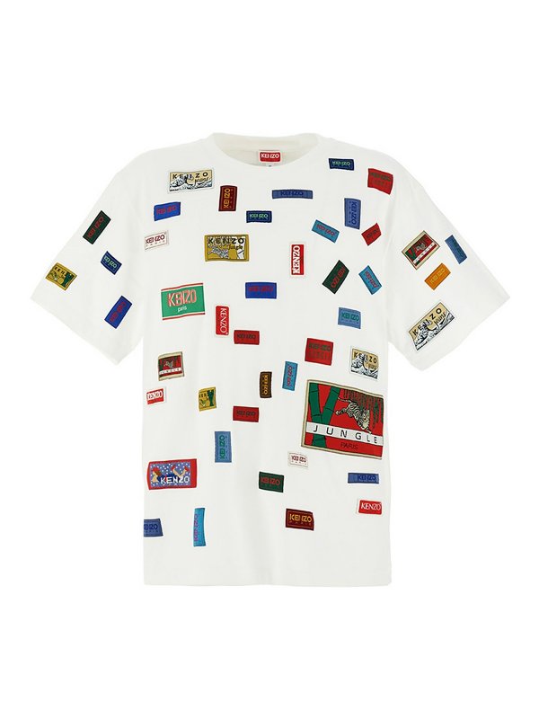 KENZO: t-shirts - T-shirt archive label