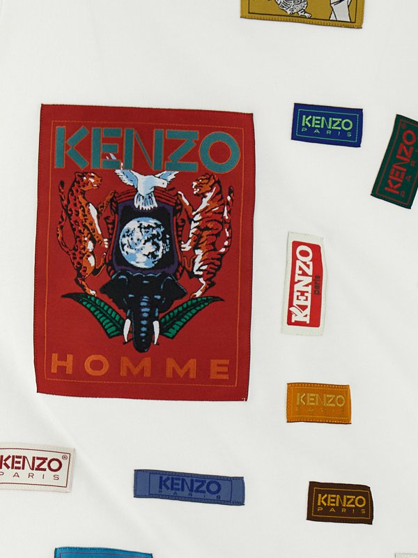 T-shirt archive label shop online: KENZO