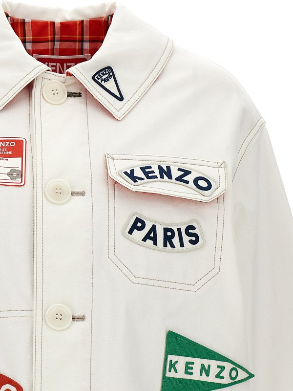 The Best Shops KENZO: Casualjacken - Parka - Weiß