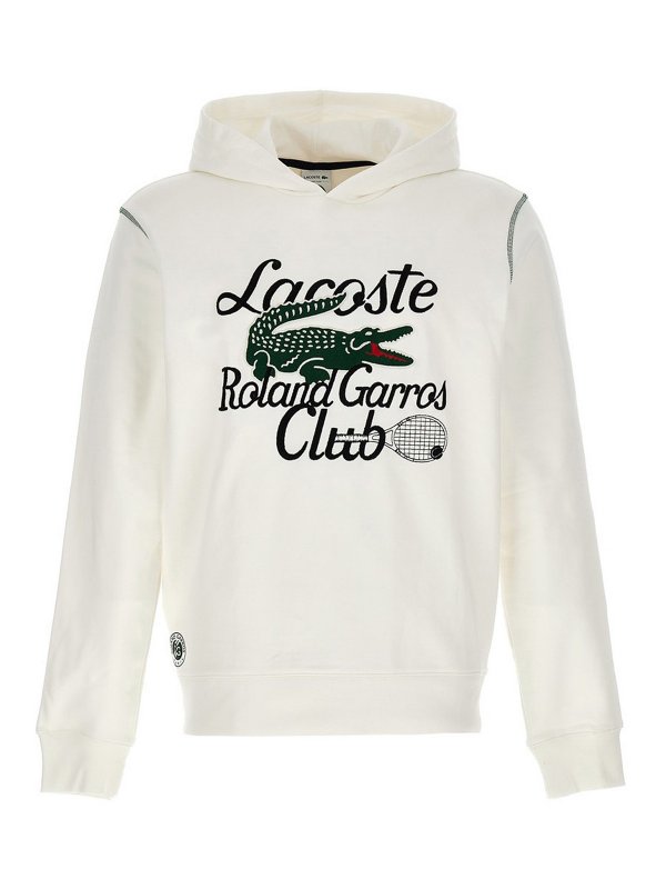 LACOSTE: Sudaderas y suéteres - Sudadera - Blanco