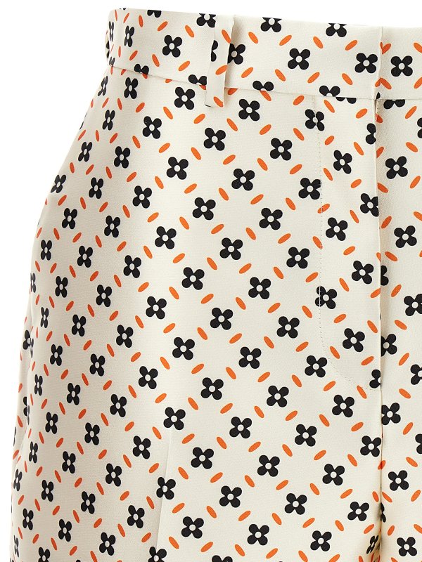 iKRIX LANVIN: Trousers Shorts - Floral printed shorts