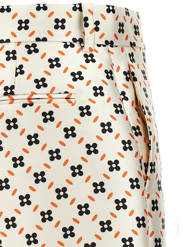 Floral printed shorts shop online: LANVIN