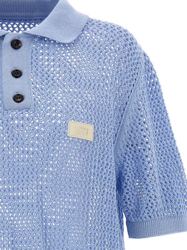 iKRIX LC23: polo shirts - Crochet polo shirt
