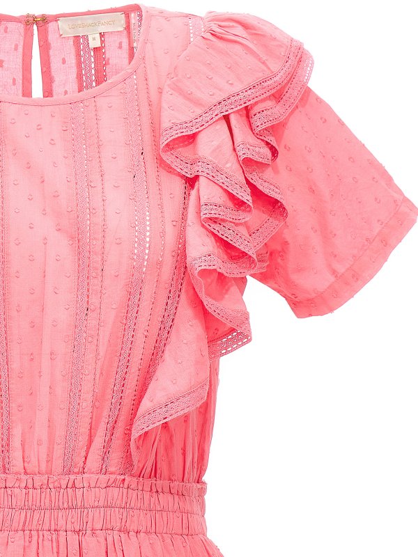 iKRIX LOVESHACKFANCY: ショートドレス - 膝丈/ミディスカート - ヌードカラー