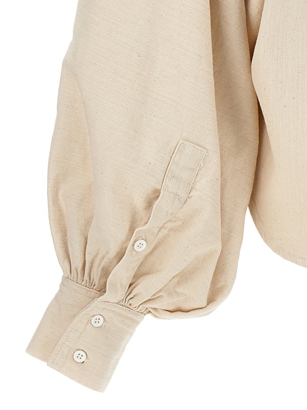 シャツ - ベージュ shop online: MADE IN TOMBOY