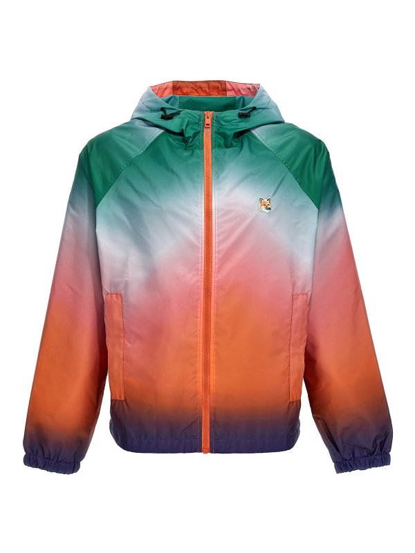 トップス MAISON KITSUNE FLASH FOX TRACK JACKET(L) FLASH FOX ZIPPED BLOUSON | Maison Kitsuné