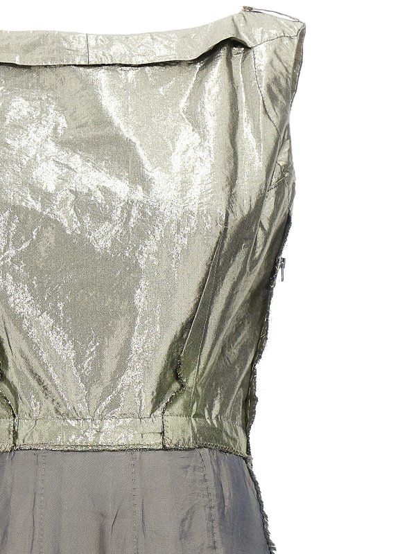 The Best Shops Maison Margiela: ニーレングスドレス - 膝丈ドレス - 銀
