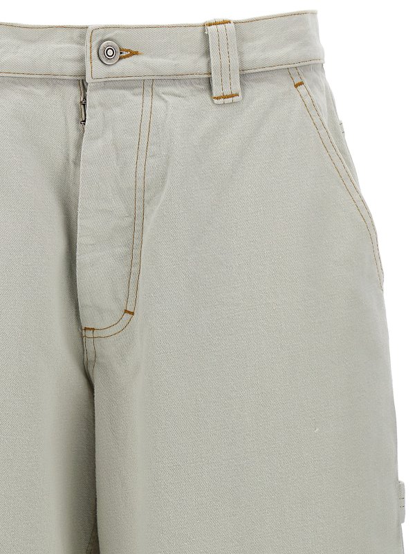 iKRIX Maison Margiela: ストレートジーンズ - ストレートジーンズ - 白