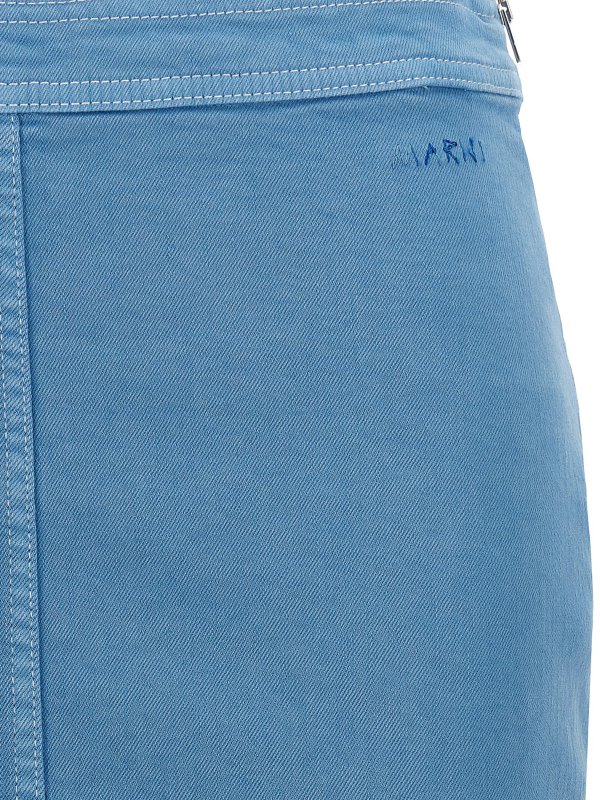 iKRIX Marni: Knielange und Midi Röcke - Midirock - Hellblau