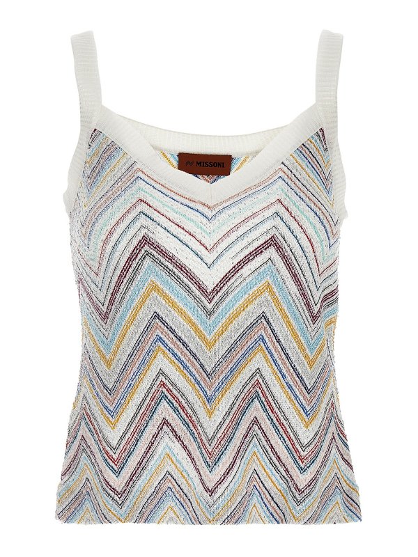 MISSONI: Tops & Tank tops - sequin top