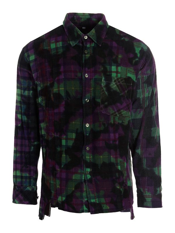 NEEDLES: shirts - Patchwork flannel shirt