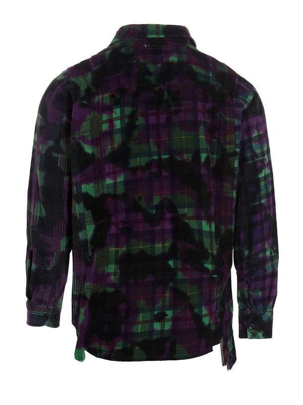 NEEDLES: shirts online - Patchwork flannel shirt