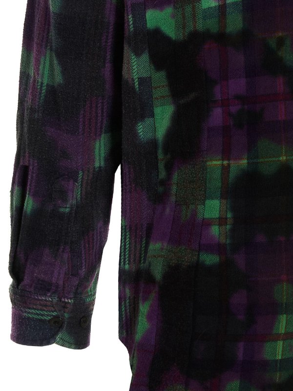 Patchwork flannel shirt shop online: NEEDLES