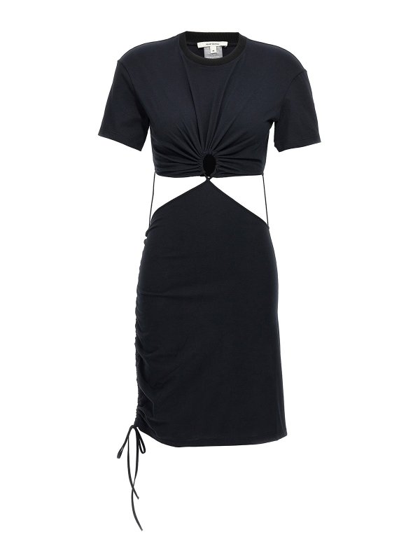 NENSI DOJAKA: knee length dresses - Cut-out t-shirt dress
