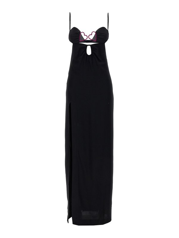NENSI DOJAKA: maxi dresses - heart bra long dress