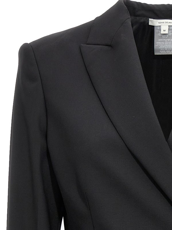 iKRIX NENSI DOJAKA: blazers - Double breast drawstring blazer jacket