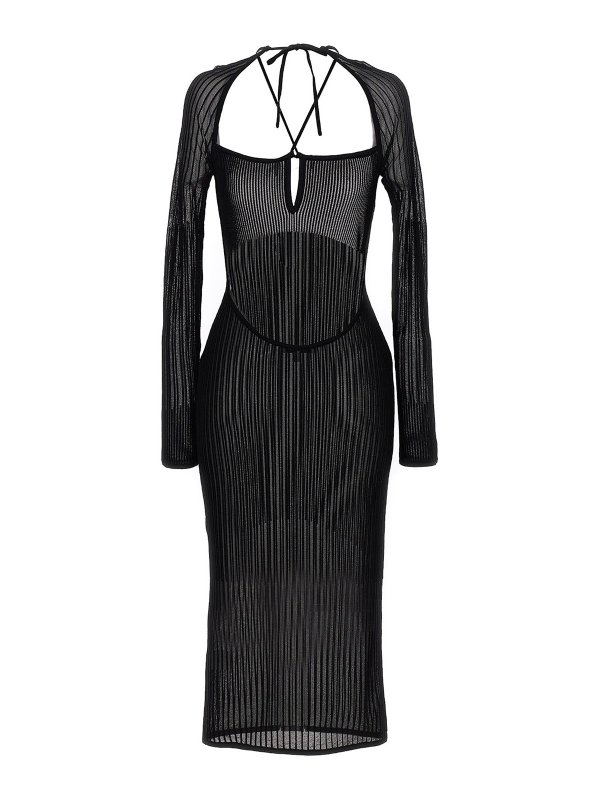 NENSI DOJAKA: Abendkleider online - Knielanges Kleid - Schwarz