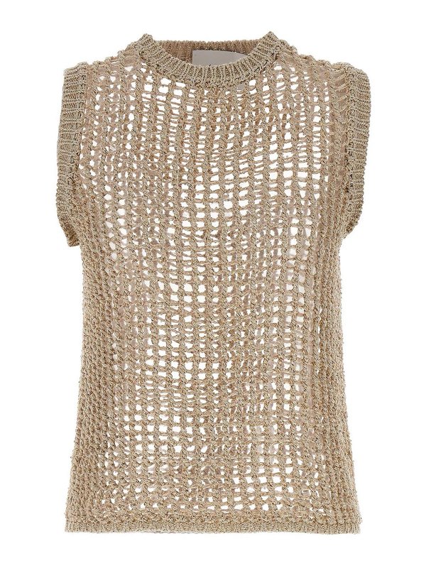 Nude: Tops & Débardeurs - Top - Beige