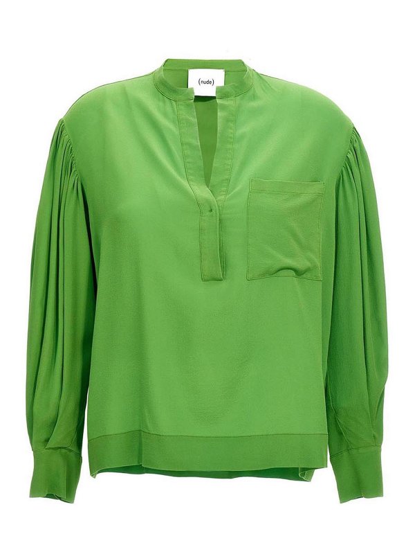 Nude: シャツ - シャツ - 緑