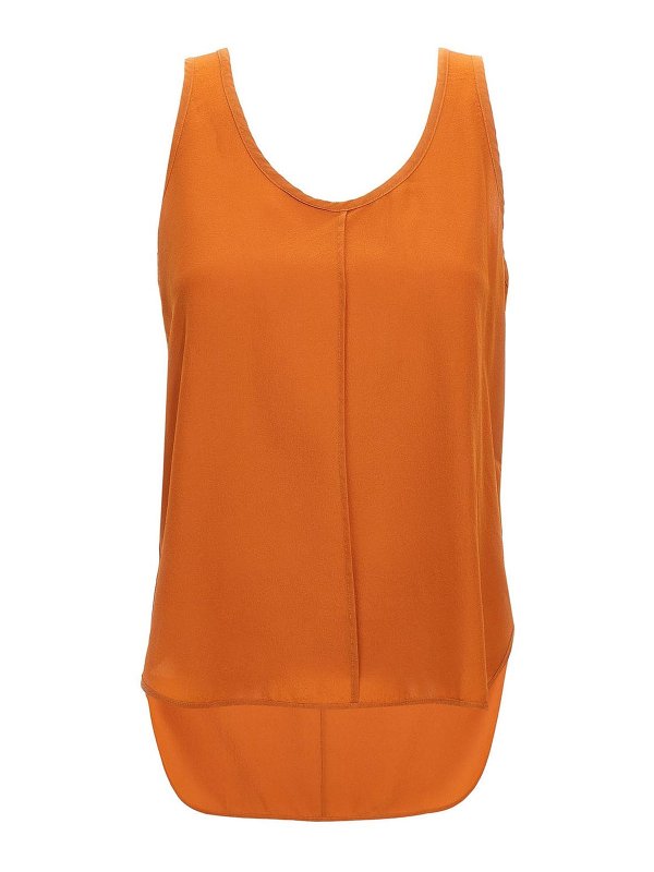 Nude: Top e canotte - Canotta in seta