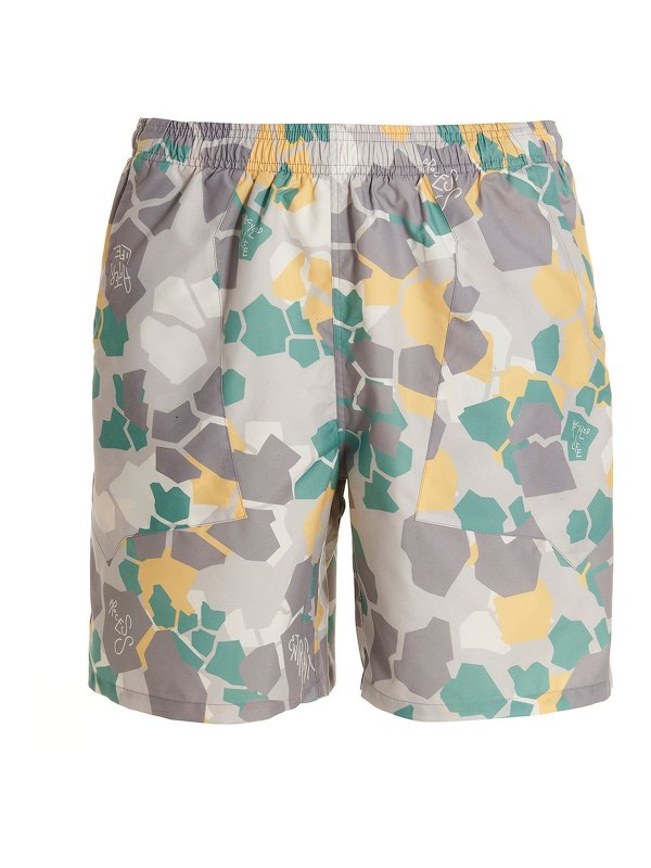 OBJECTS IV LIFE: pantaloni shorts - Shorts da spiaggia stampati