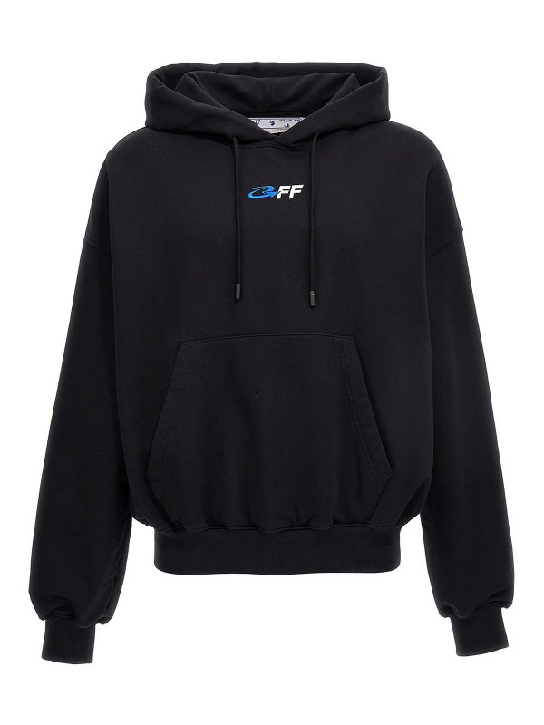 OFF-WHITE: スウェット＆セーター - スウェットシャツ/セーター - 黒