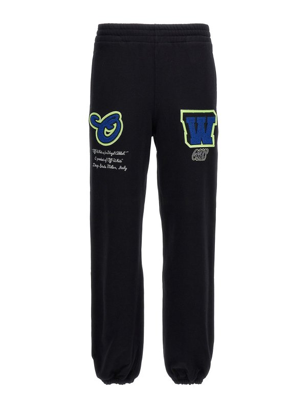 OFF-WHITE: tracksuit bottoms - vars slim joggers