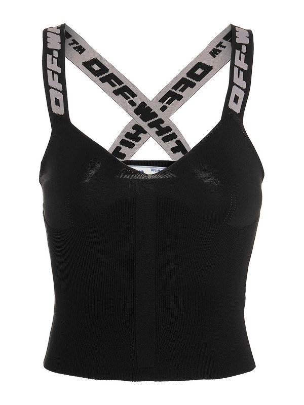 OFF-WHITE: Tops & Tank tops - Logo top