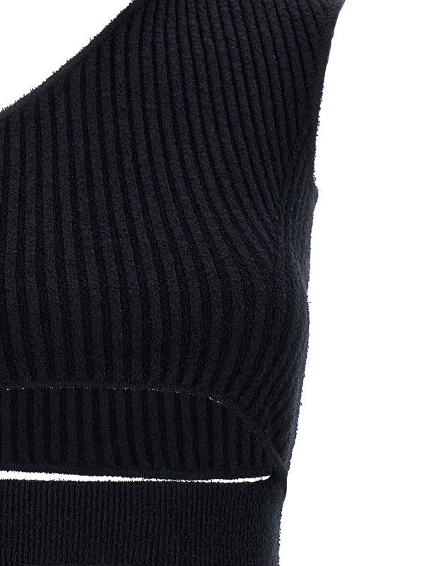 iKRIX OFF-WHITE: ニーレングスドレス - 膝丈ドレス - 黒