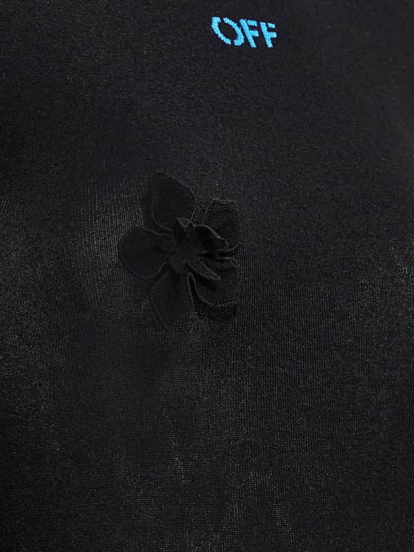 Long hooded dress shop online: OFF-WHITE