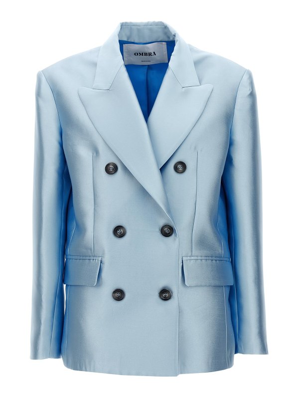 OMBRA MILANO: Blazer - Blazer - Azul Claro