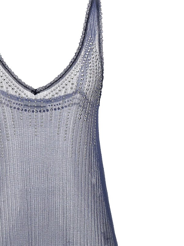 The Best Shops RABANNE: Robe longueur genou - Robe Au Genou - Bleu