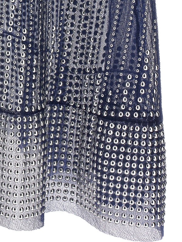 Robe Au Genou - Bleu shop online: RABANNE