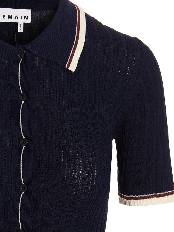 iKRIX REMAIN Birger Christensen: ポロシャツ - ポロシャツ - ブルー
