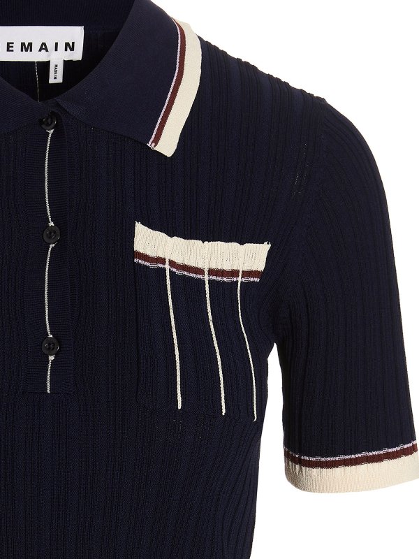 iKRIX REMAIN Birger Christensen: Poloshirts - Poloshirt - Blau