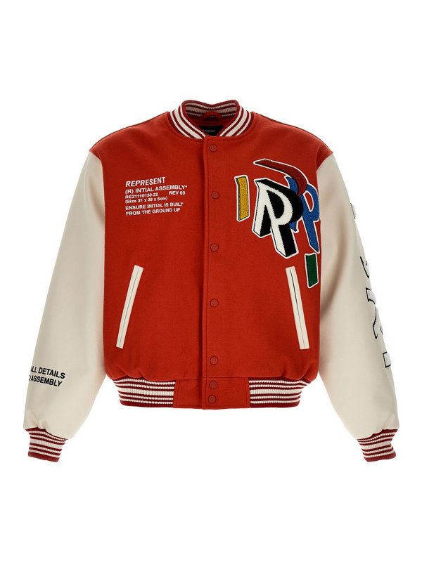 REPRESENT: Chaquetas Bomber - Chaqueta Bomber - Rojo
