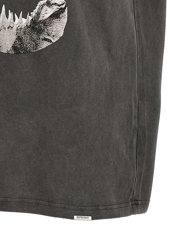 Tシャツ - グレー shop online: REPRESENT