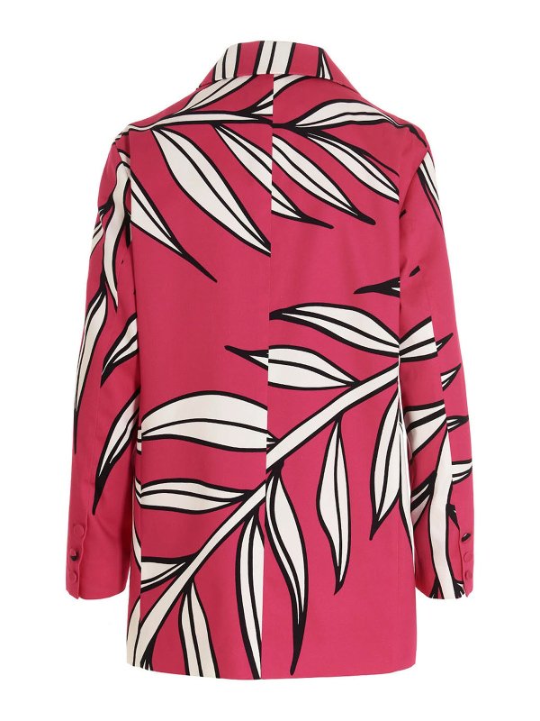 Rochas: blazers online - Floral print blazer jacket